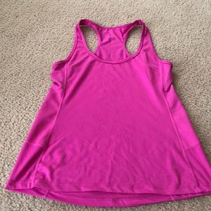 Pink workout top